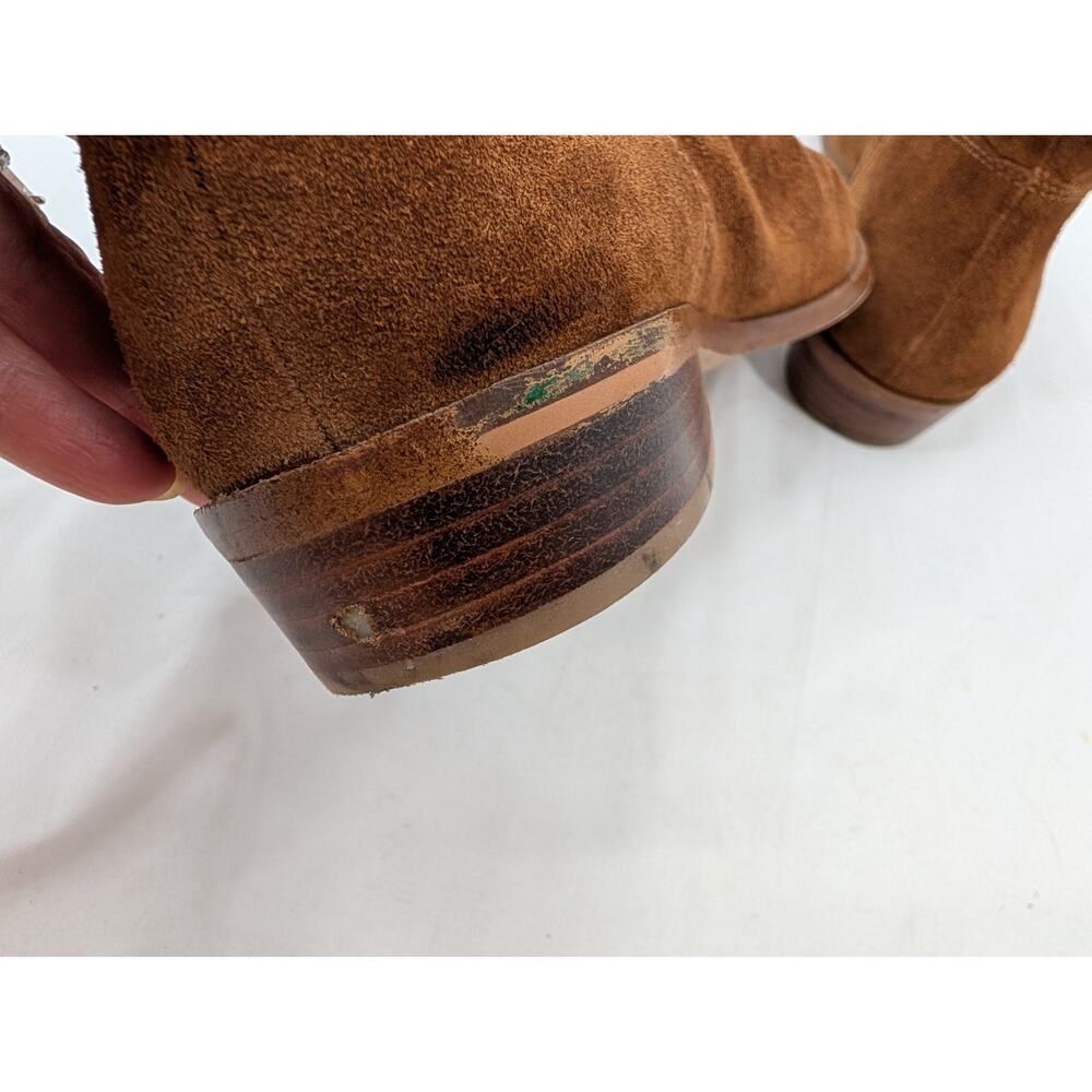 Rebecca Minkoff Chasidy Suede Ankle Booties Size 9M Country Rodeo Western Barn - Picture 4 of 8